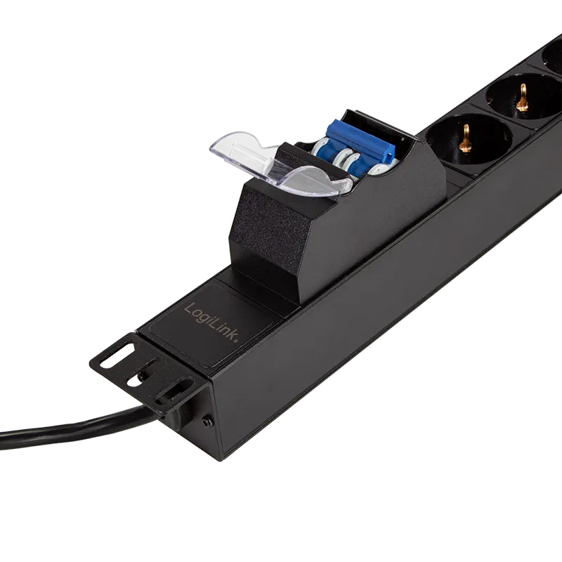 Logilink PDU 6 x šuko CEE 7/3, 2.0m, sa duplim osiguračem Slika 5