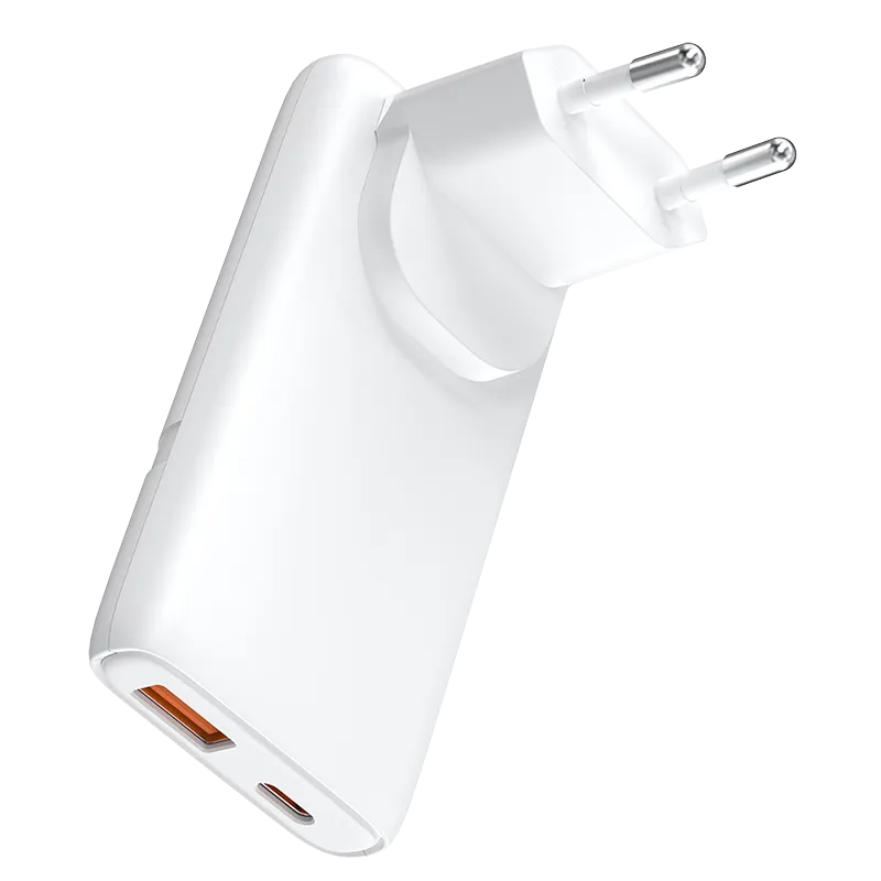 Logilink putni punjač sa dva USB GaN porta, tri adaptera EU / UK / AU, 65 W, slim Slika 2