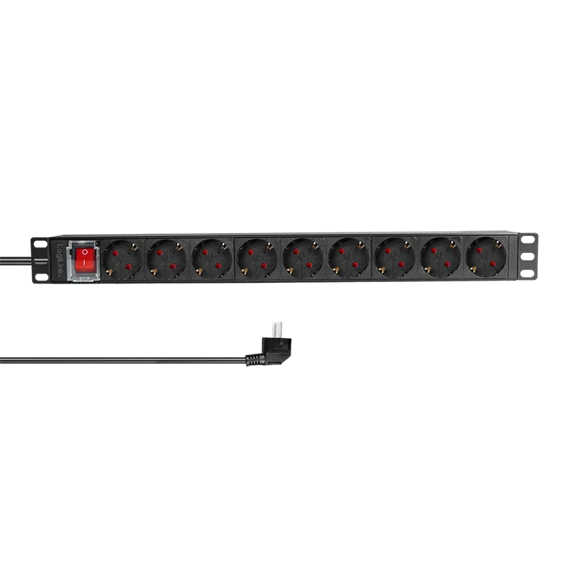 Logilink PDU 9 x šuko CEE 7/3, 2.0m, sa prekidačem Slika 1