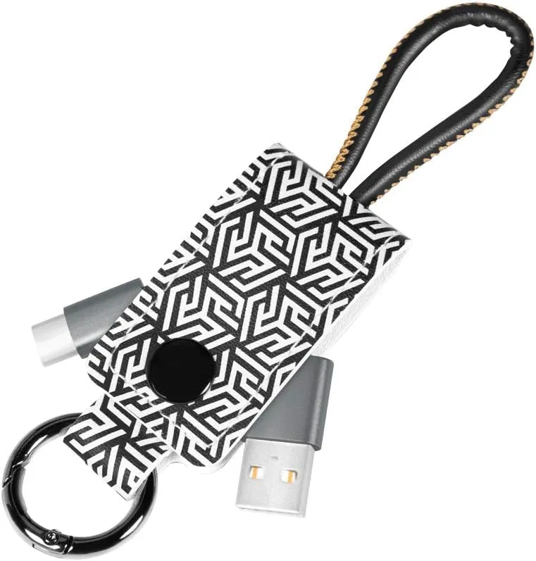 Logilink USB 2.0 Type C cable privezak, C/M na USB - A/M, bela / crna Slika 4