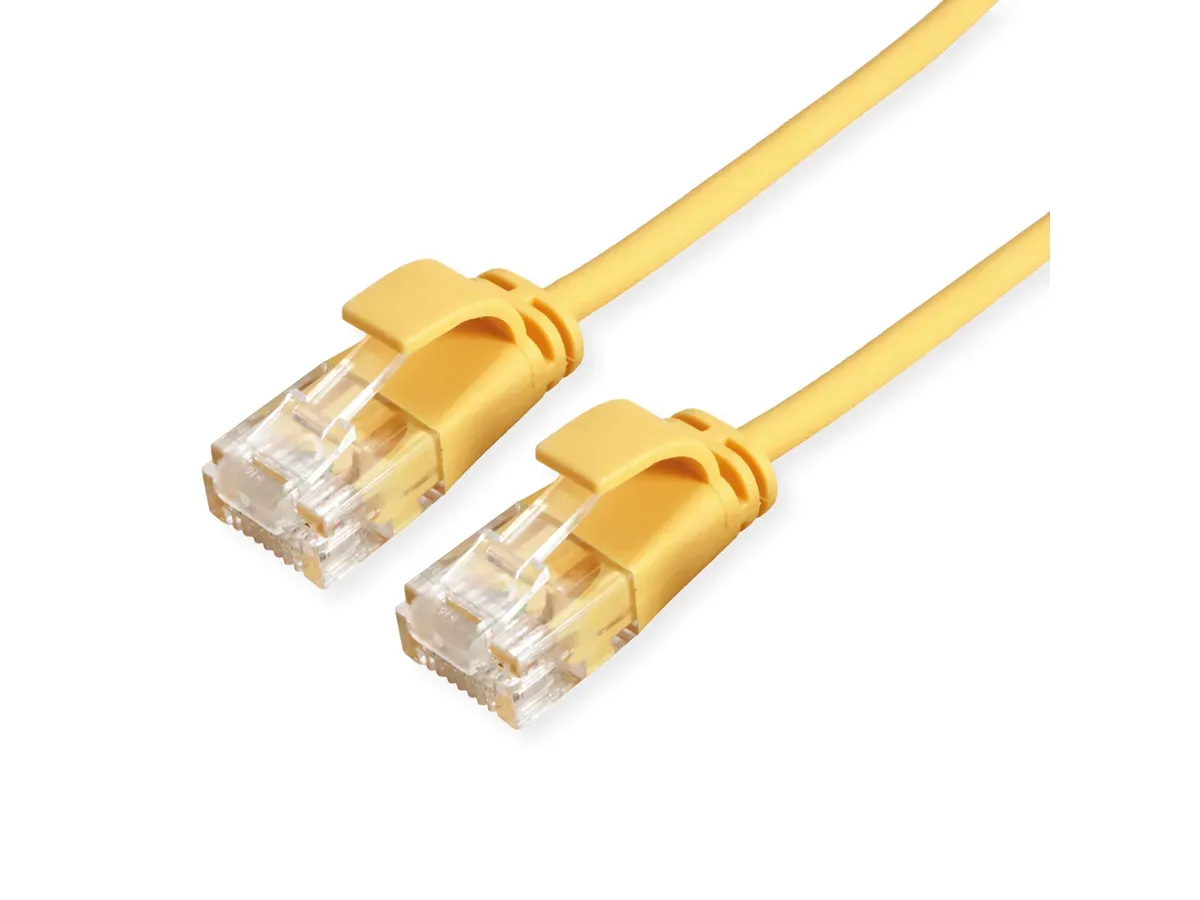 Secomp Roline UTP PatchCord Cat6A/Class EA LSOH CL SLIM žuta 2.0m Slika 1
