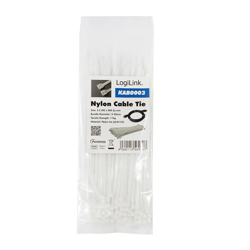 Logilink vezice 100kom, 150x2.5 mm, prozirne Slika 6