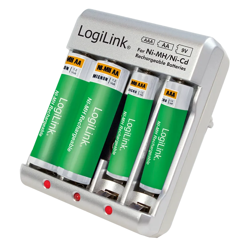 Logilink Punjač baterija za Ni-MH/Ni-Cd AA/AAA/9V Slika 3