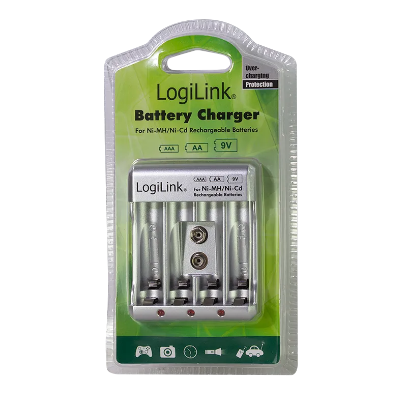 Logilink Punjač baterija za Ni-MH/Ni-Cd AA/AAA/9V Slika 6