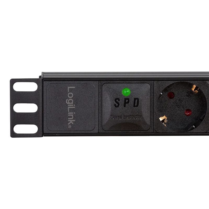 Logilink PDU 8 x šuko CEE 7/3, zaštita od preopterećenja, 1.8m Slika 3