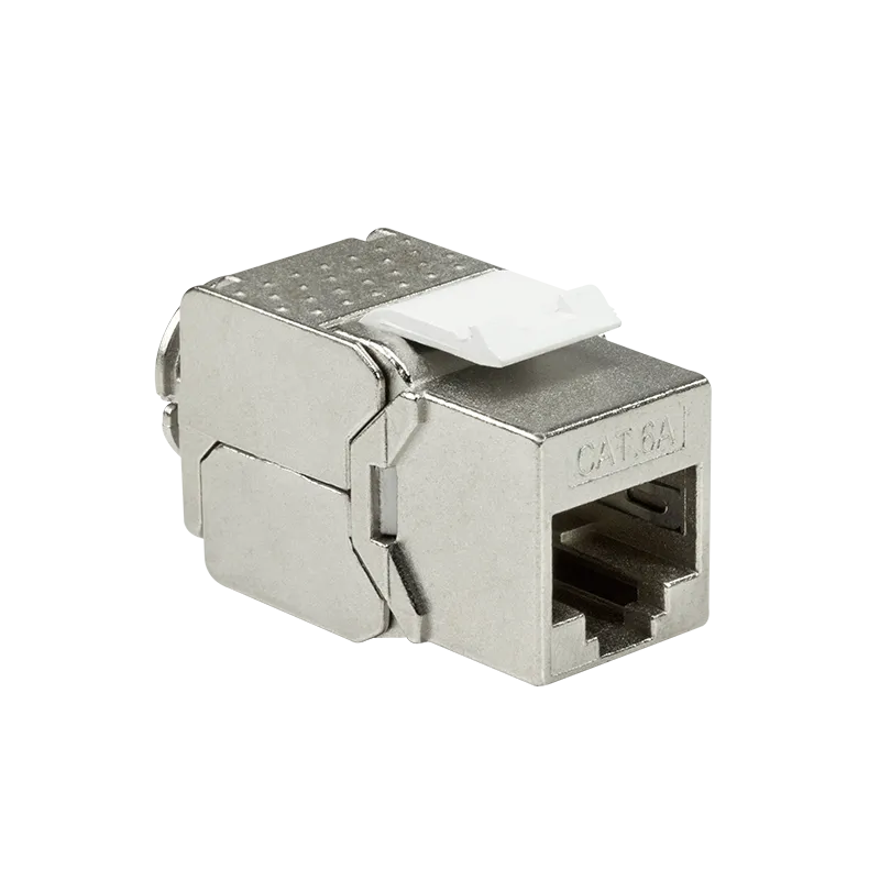 Logilink Keystone modul, Cat6A, STP, 16.0mm, 22-26 AWG, toolless, srebrna Slika 1