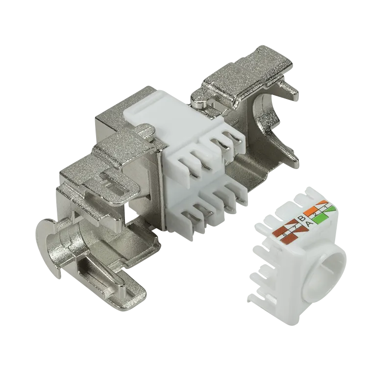 Logilink Keystone modul, Cat6A, STP, 17.2mm, 22-26 AWG, toolless, srebrna Slika 4