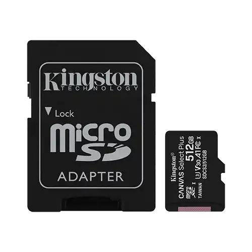 Micro SD Card 512GB Kingston + Adapter Class 10 SDCS2/512GB Slika 2