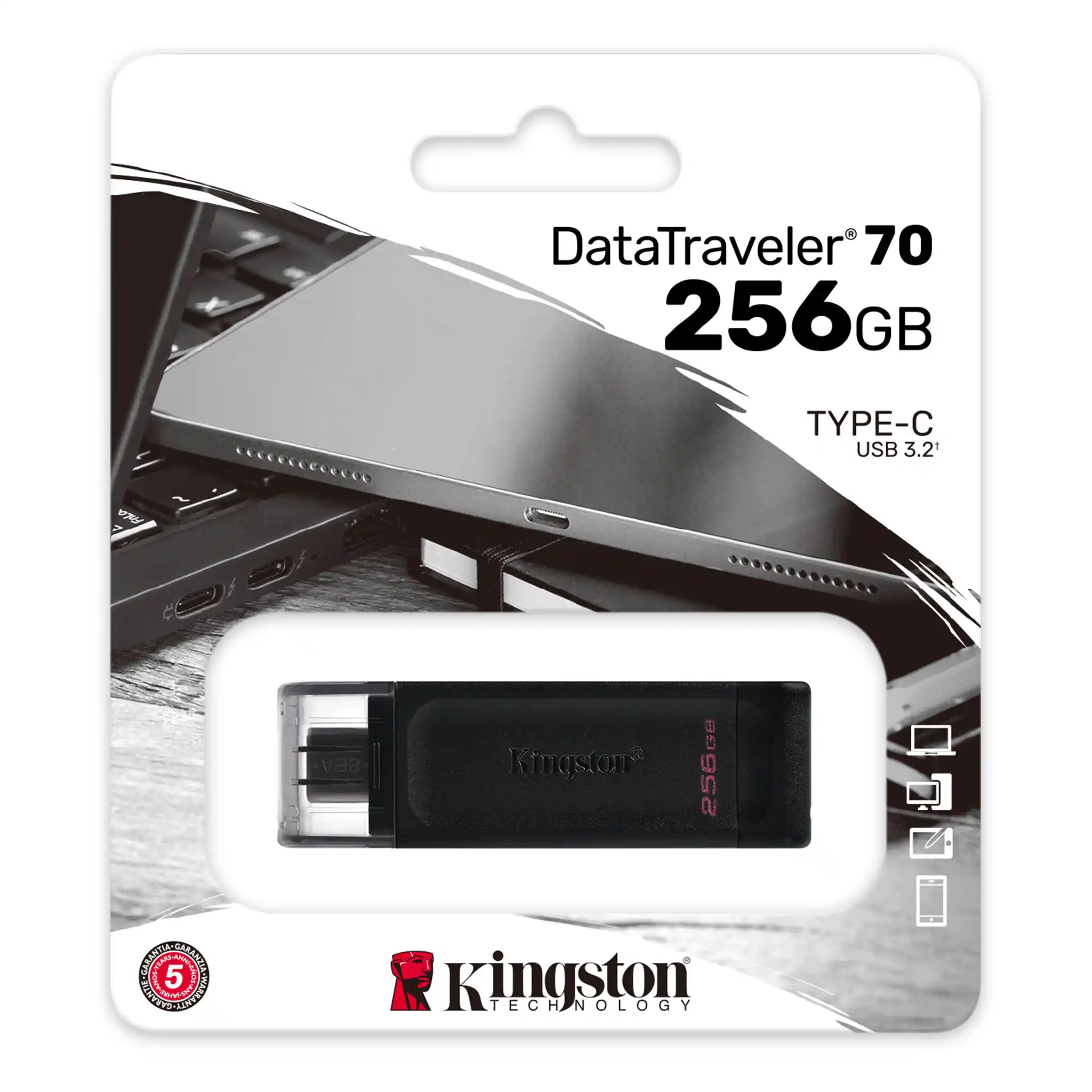 USB Flash 256GB Kingston DT70 Type C Slika 3
