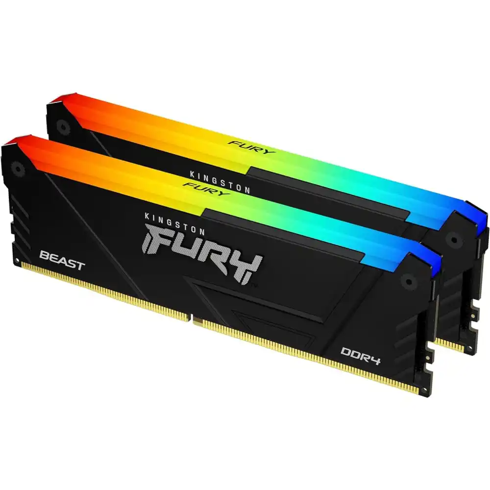 Memorija DDR4 32GB(2x16GB) 3200MHz Kingston Beast RGB KF432C16BB2AK2/32 Fury Slika 1