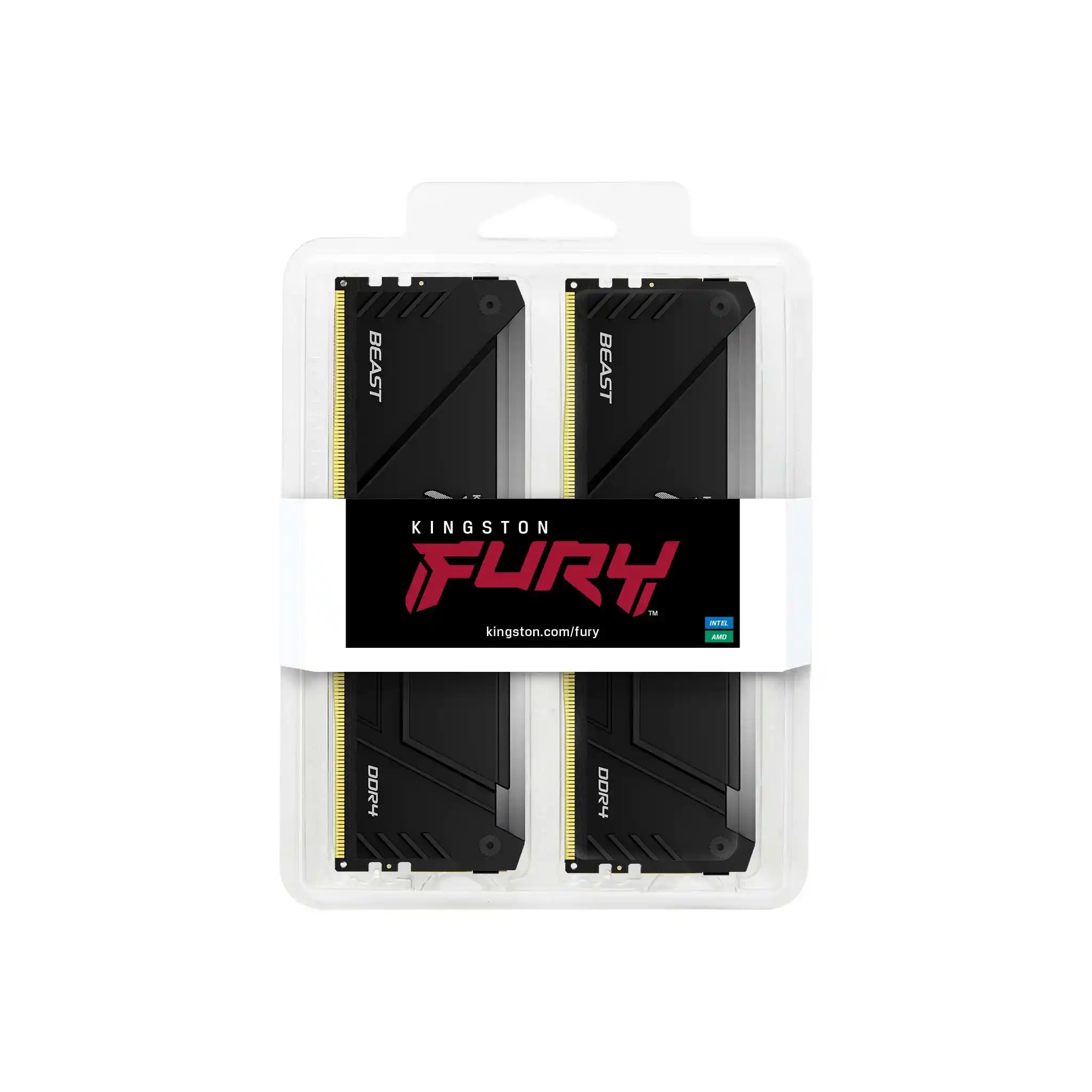 Memorija DDR4 16GB (2x8GB) 3600MHz Kingston Fury Beast RGB KF436C17BB2AK2/16 Slika 2