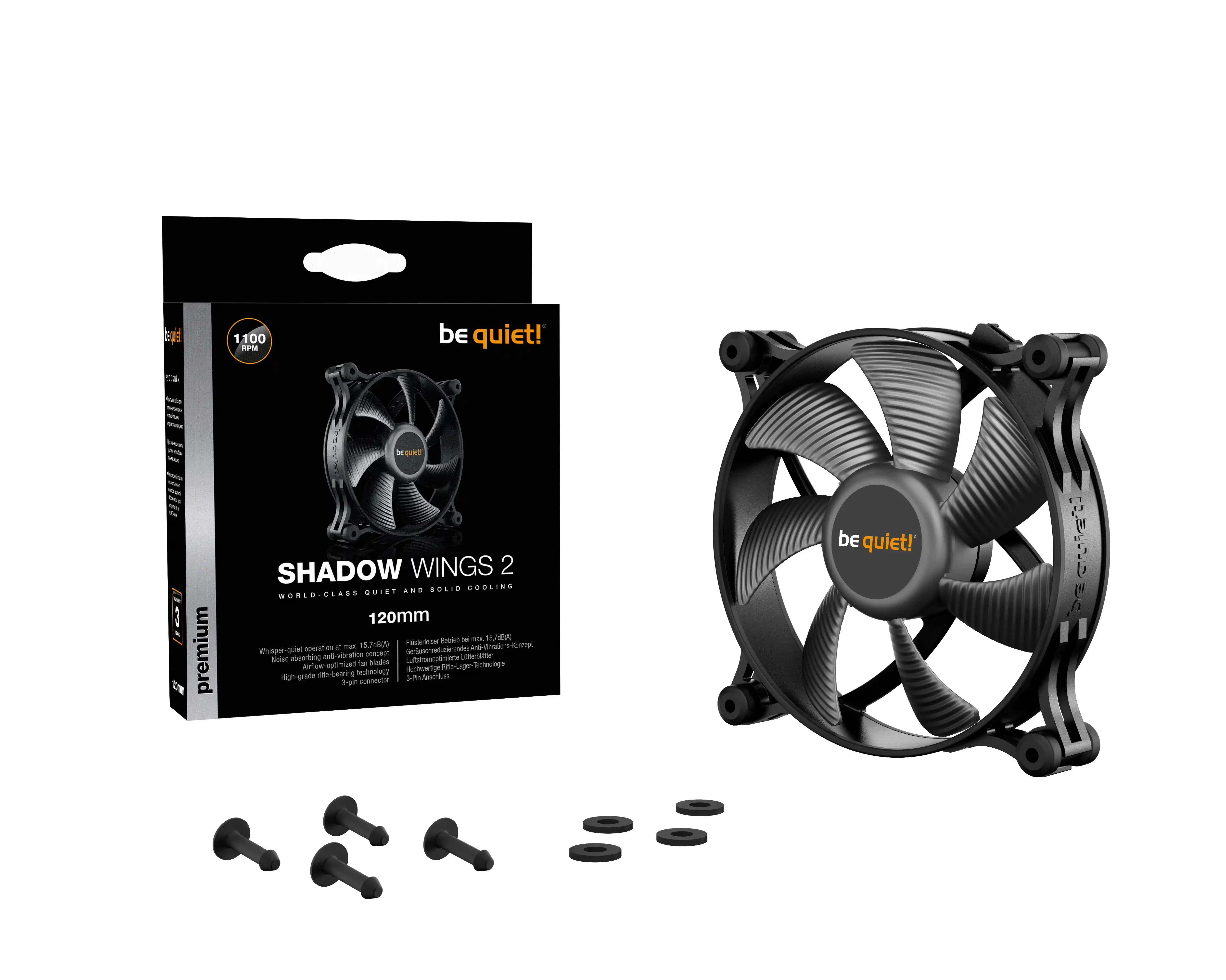 Case Cooler Be quiet Shadow Wings 2 120mm BL084 Slika 1