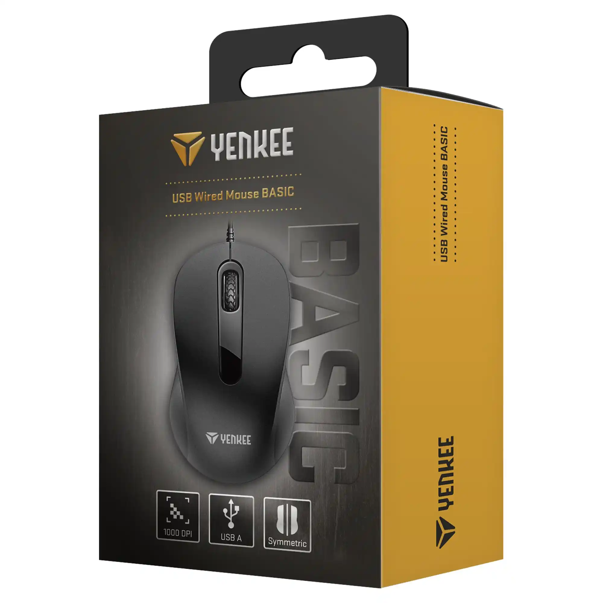 Miš žičani YENKEE YMS 003BK USB BASIC crni Slika 4