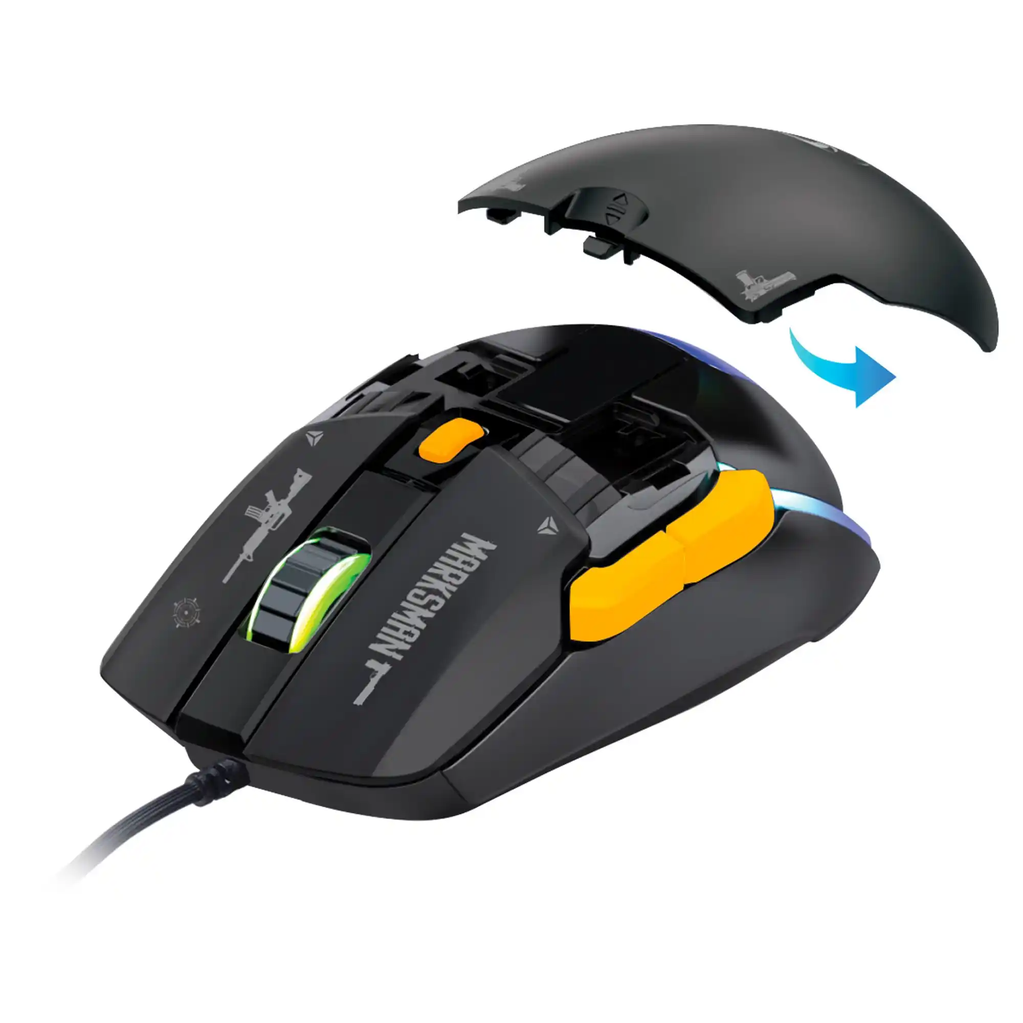 Miš YENKEE YMS 3600BK MARKSMAN Slika 1
