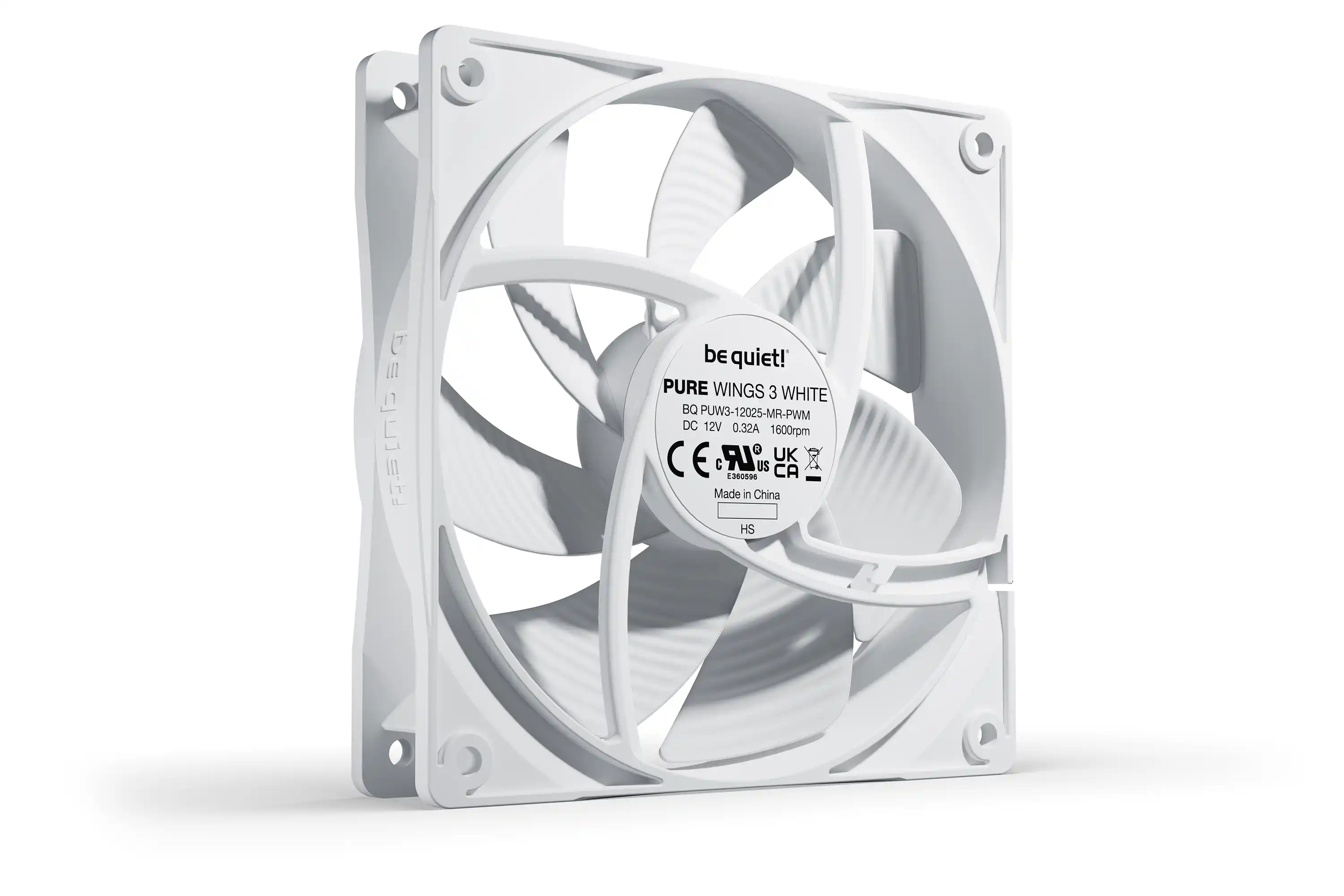 Case Cooler Be quiet Pure Wings 3 120mm PWM BL110 White Slika 3