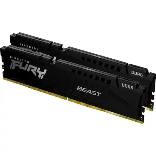 Memorija DDR5 64GB (2x32GB) 6000MHz Kingston Fury Beast KF560C30BBEK2-64 Slika 1