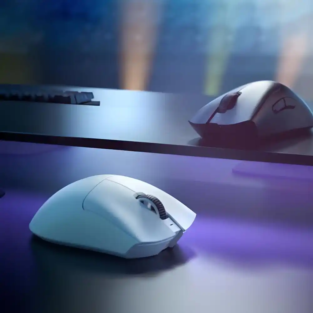 Bežični miš RAZER DeathAdder V3 Pro - bela 30000 DPi RZ01-04630200-R3G1 Slika 3