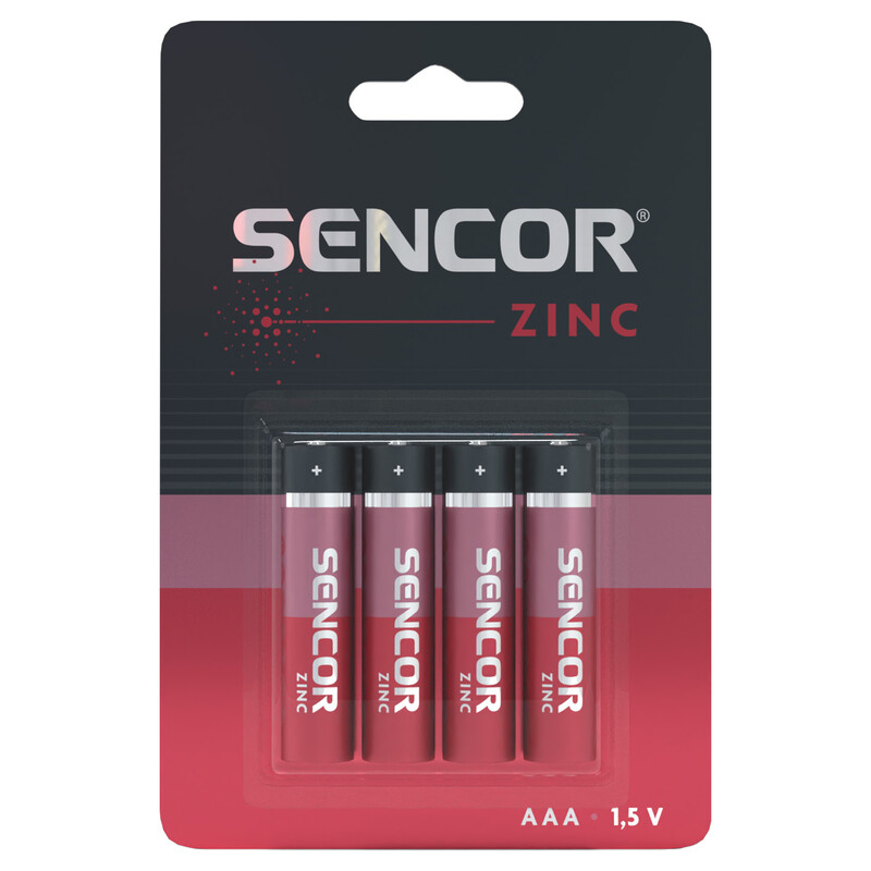 Baterija Sencor R03 AAA 4BP Cink Karbon 4/1 Slika 1
