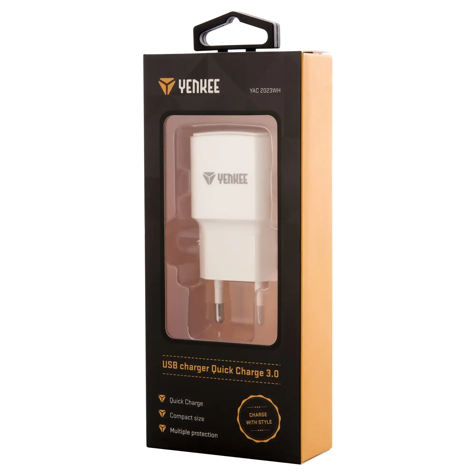 Punjač za mobilni telefon Yenkee YAC 2023WH QC3.0 - Beli Slika 2