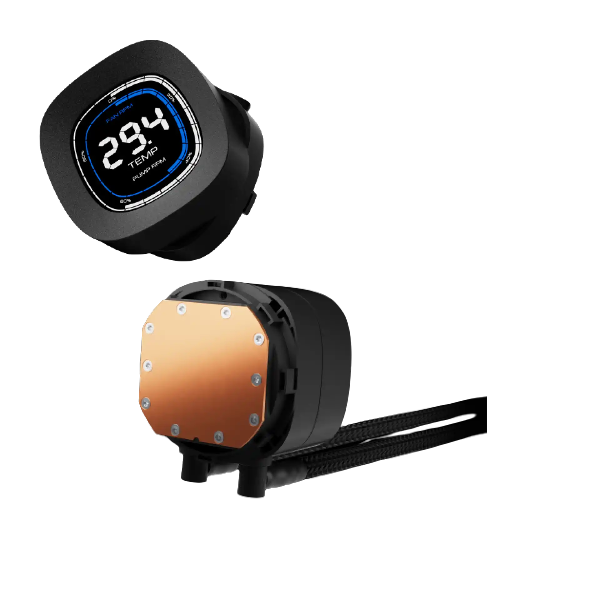 CPU vodeno hlađenje ARGB Gamdias Chione M4-360 Slika 4