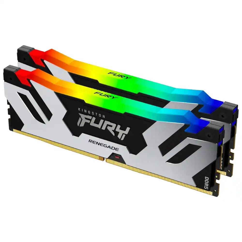 Memorija DDR5 96GB 6400MHz Kingston Fury Renegade RGB KF564C32RSAK2-96 Slika 1