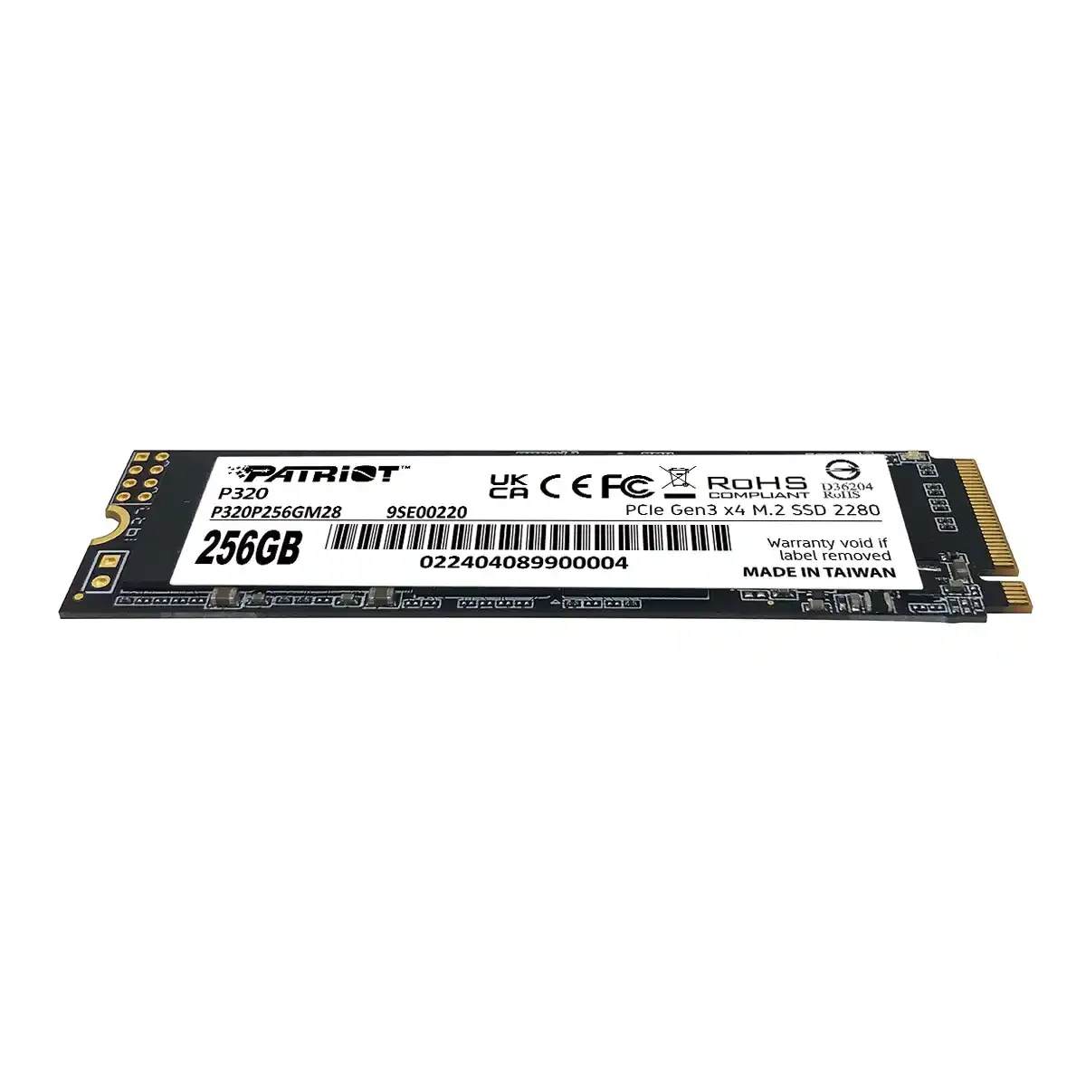 SSD M.2 NVMe 256GB Patriot P320 2200MBs/1200MBs P320P256GM28 Slika 4