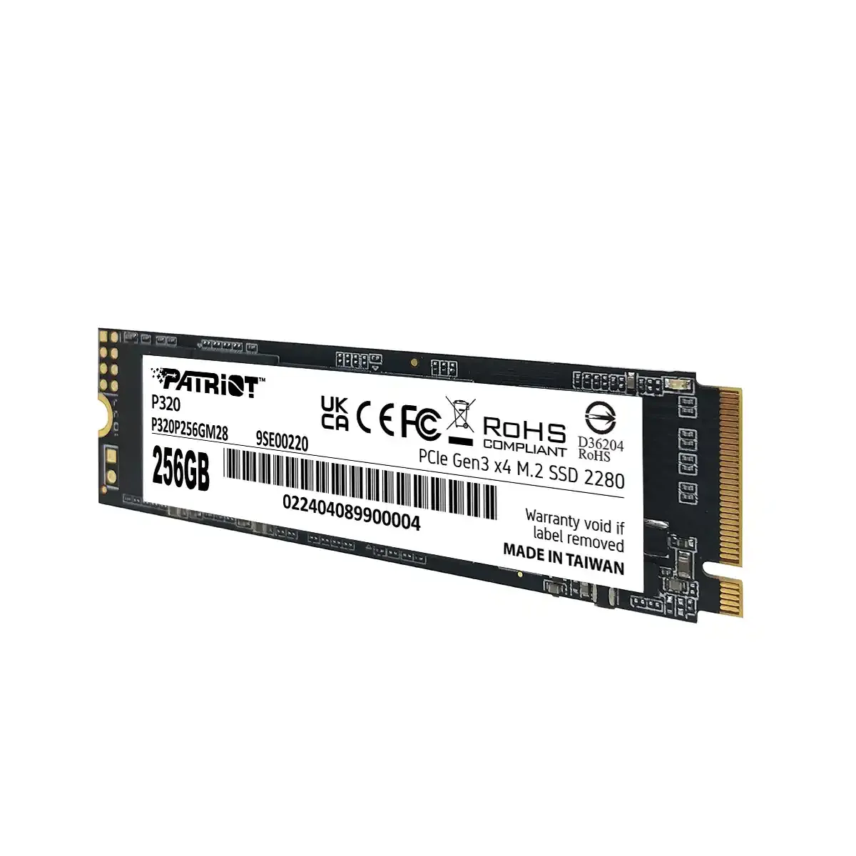 SSD M.2 NVMe 256GB Patriot P320 2200MBs/1200MBs P320P256GM28 Slika 2