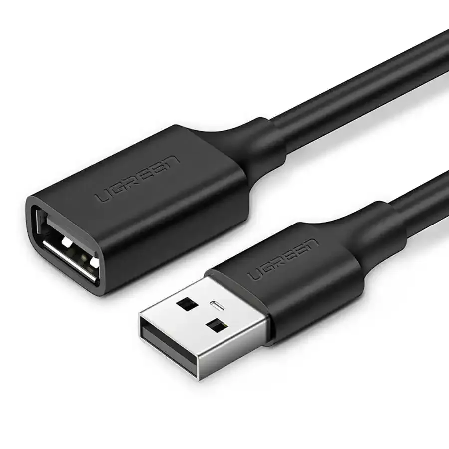 USB produžni kabl 2.0 USB A-USB A M/Ž 5m Ugreen US103 crni Slika 1