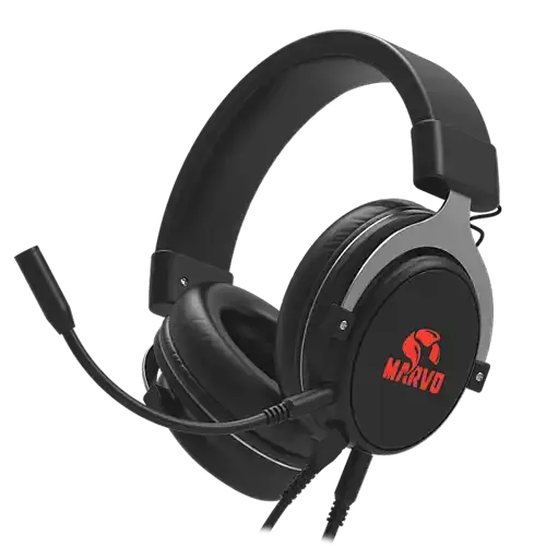 Slušalice sa odvojenim mikrofonom Marvo HG9052 7.1 RGB USB, crveno pozadinsko osvetljenje Slika 1
