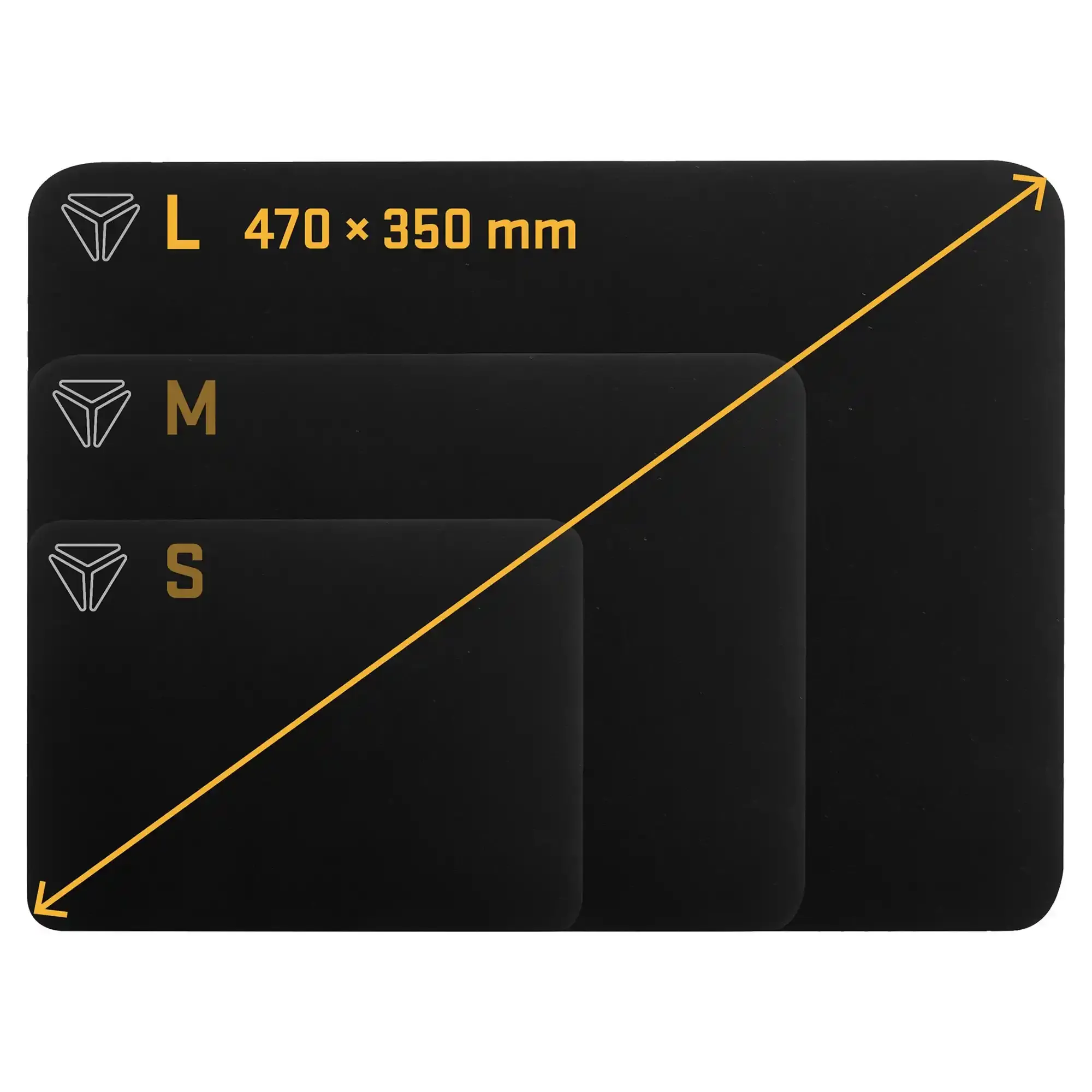 Podloga Gaming Yenkee YPM 47 SPEED TOP L 470x350x3 mm Slika 2