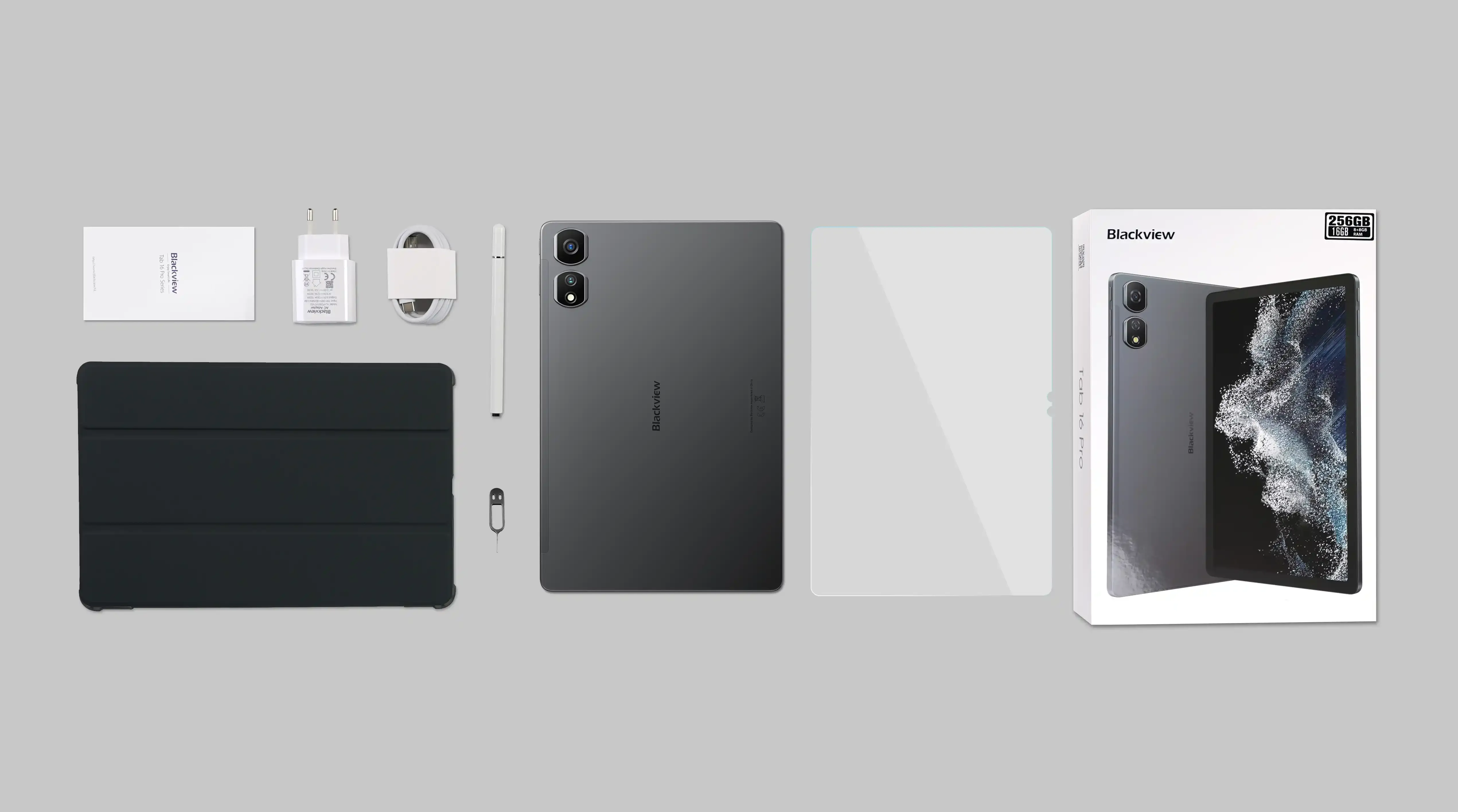 Tablet 11 Blackview Tab 16 pro 4G LTE 1920x1200 FHD IPS/8GB/256GB/13MP-8MP/Android 14/Gray Slika 5