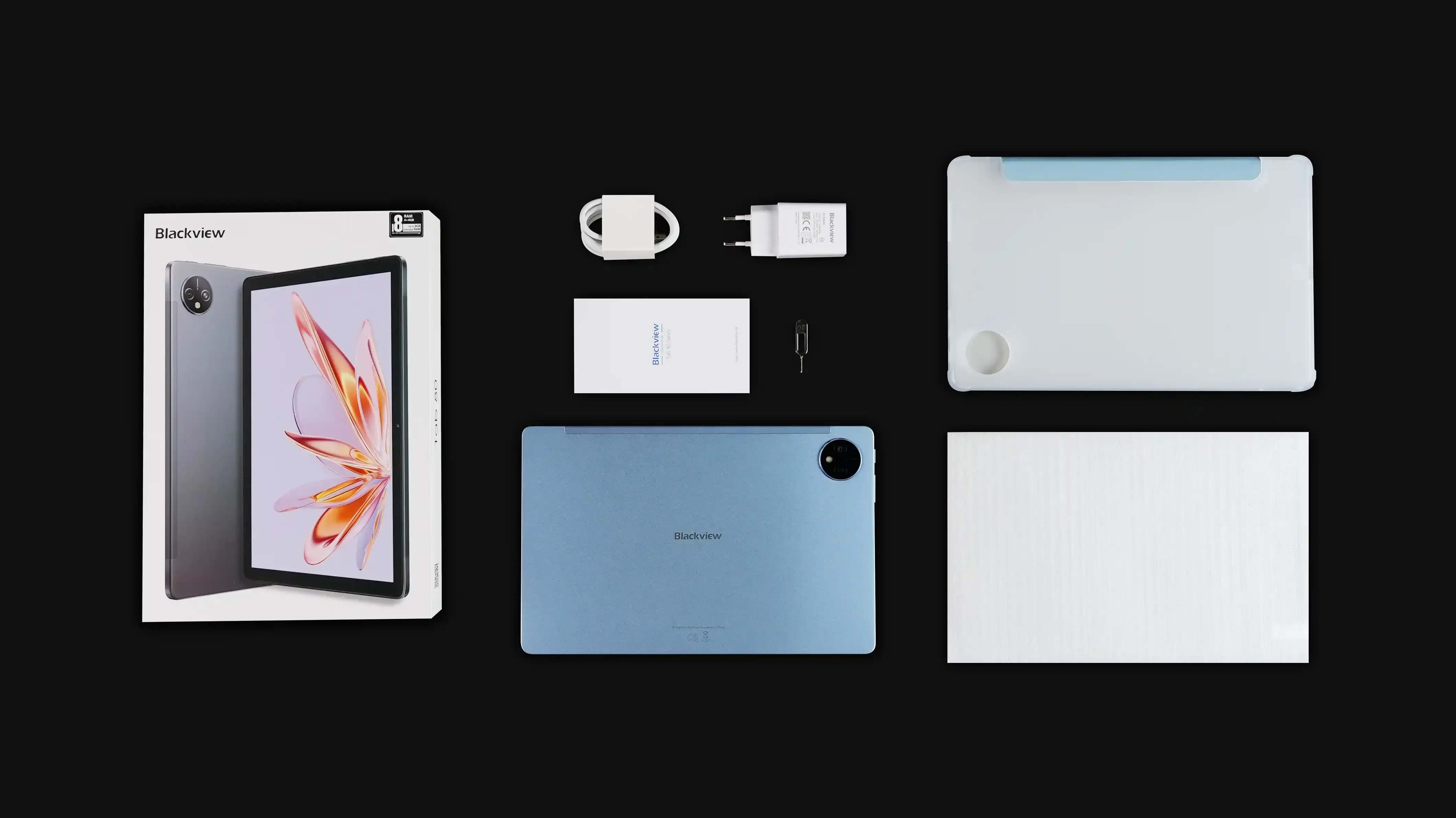 Tablet 10.1 Blackview Tab 80 4G LTE Dual sim 800x1280 HD/4GB/64GB/13MP-8MP/Android 13/Gray Slika 4