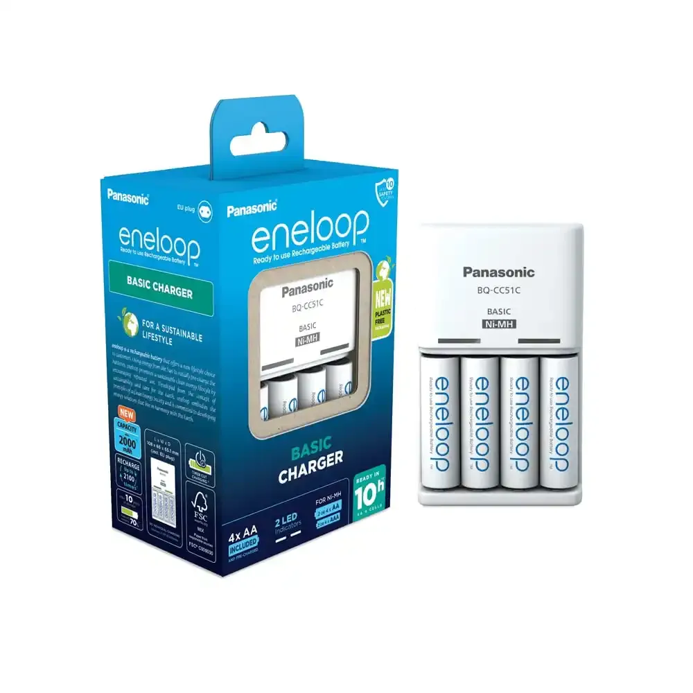 Punjač za baterije Panasonic Eneloop BQ - CC51E Slika 2