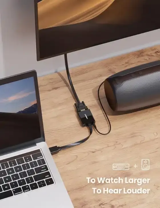 Adapter koverter HDMI-VGA M/Ž Ugreen MM103 0.25m Slika 4