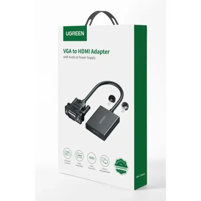 Adapter koverter HDMI-VGA M/Ž Ugreen MM103 0.25m Slika 2
