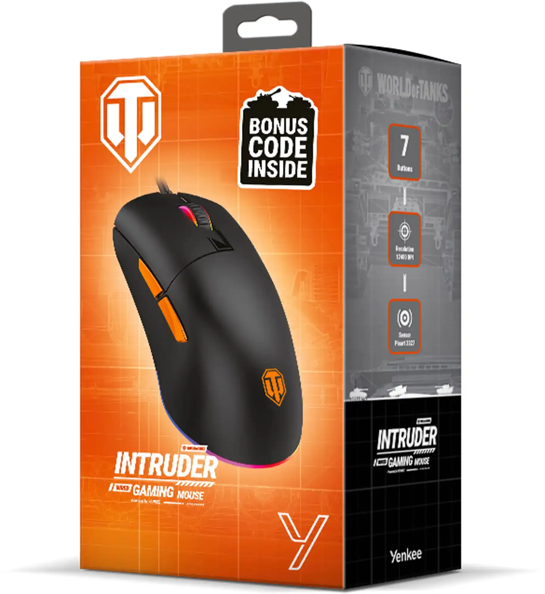 Miš Yenkee YMS WT200 INTRUDER 12400 DPI Slika 2
