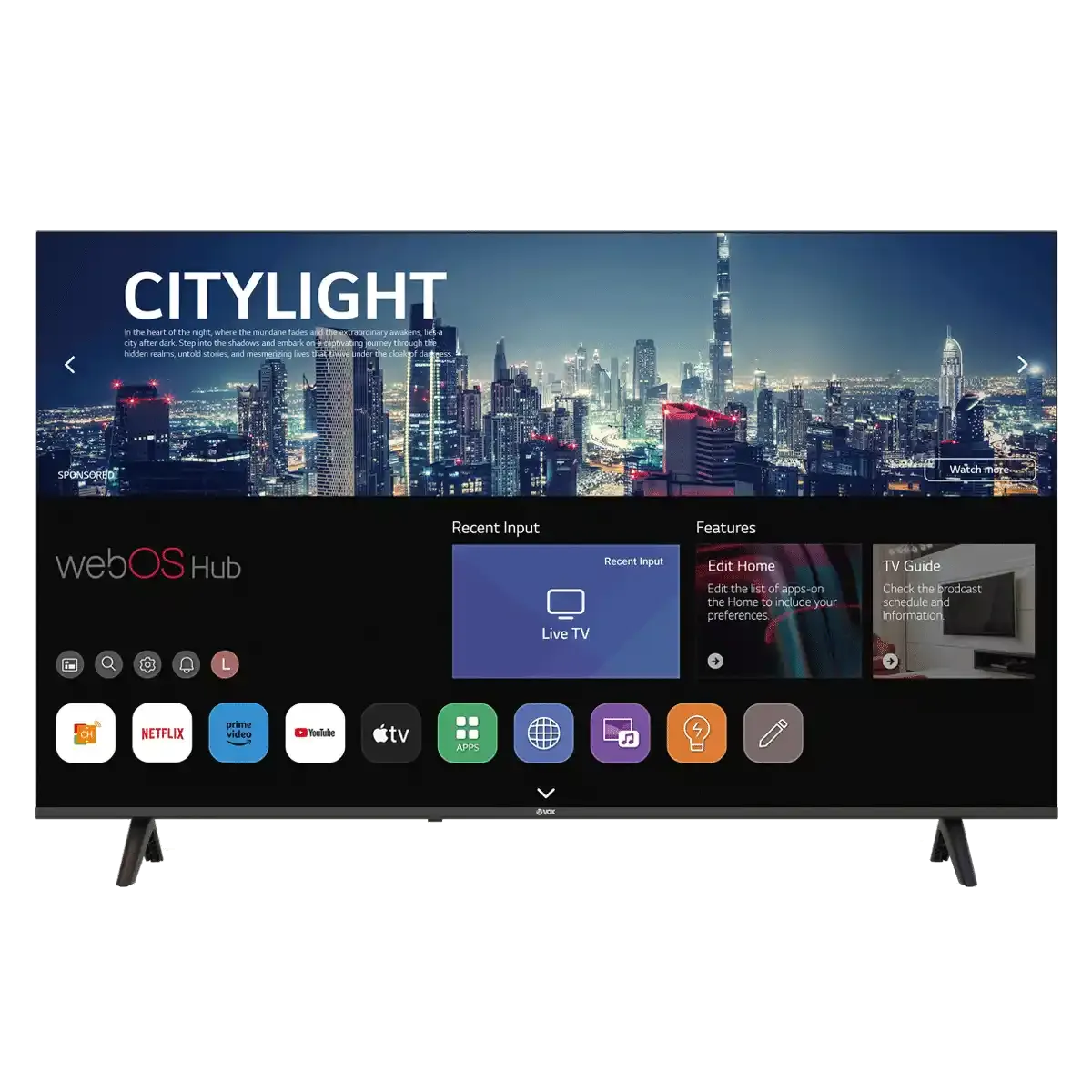SMART LED TV 55 VOX 55WBOS684B 3840x2160/UHD/4K/DVB-T/C/T2/S/S2/WebOS Slika 1