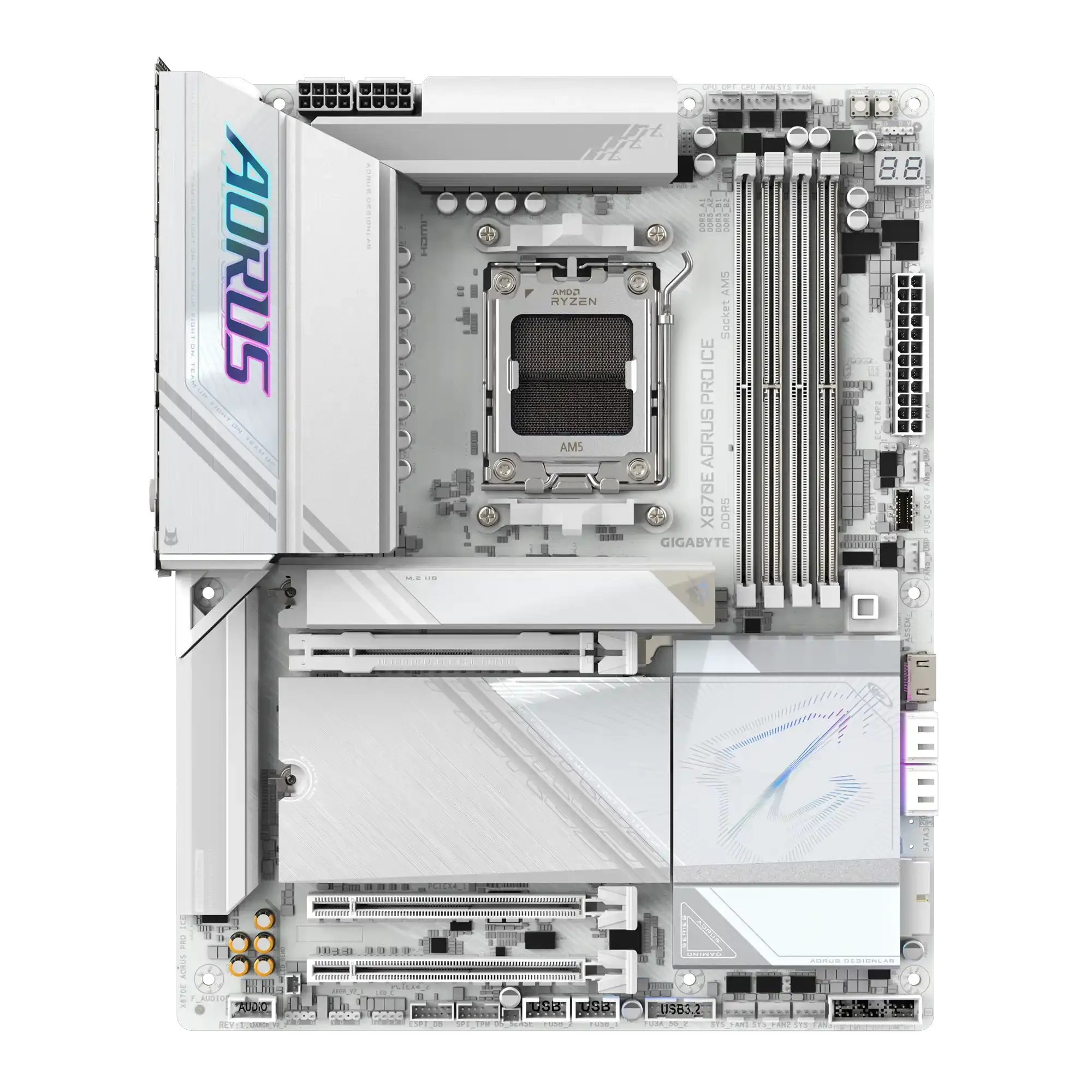 Matična ploča Gigabyte AM5 X870E AORUS PRO ICE Slika 4