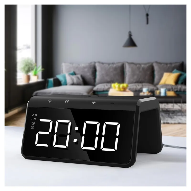 FM radio alarm sa bežičnim punjačem SENCOR SDC 7900 Qi Slika 3