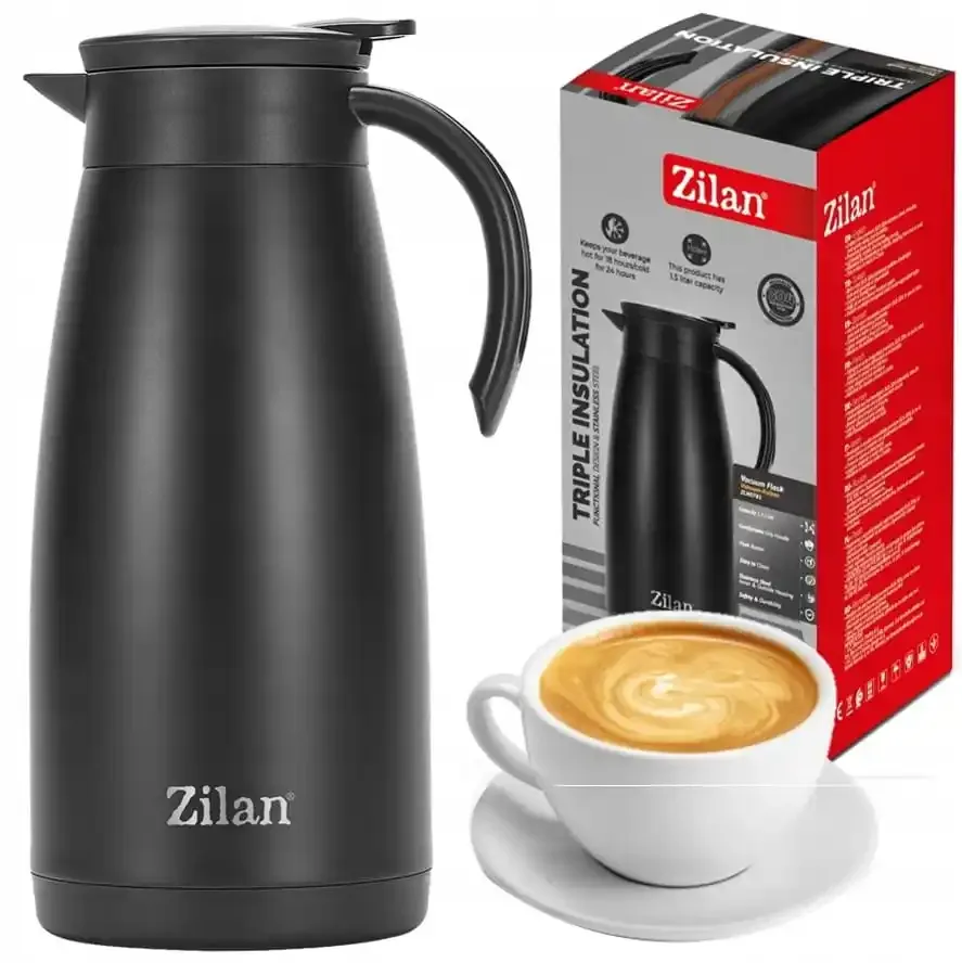 Termos bokal Zilan ZLN0767 1L crni Slika 1