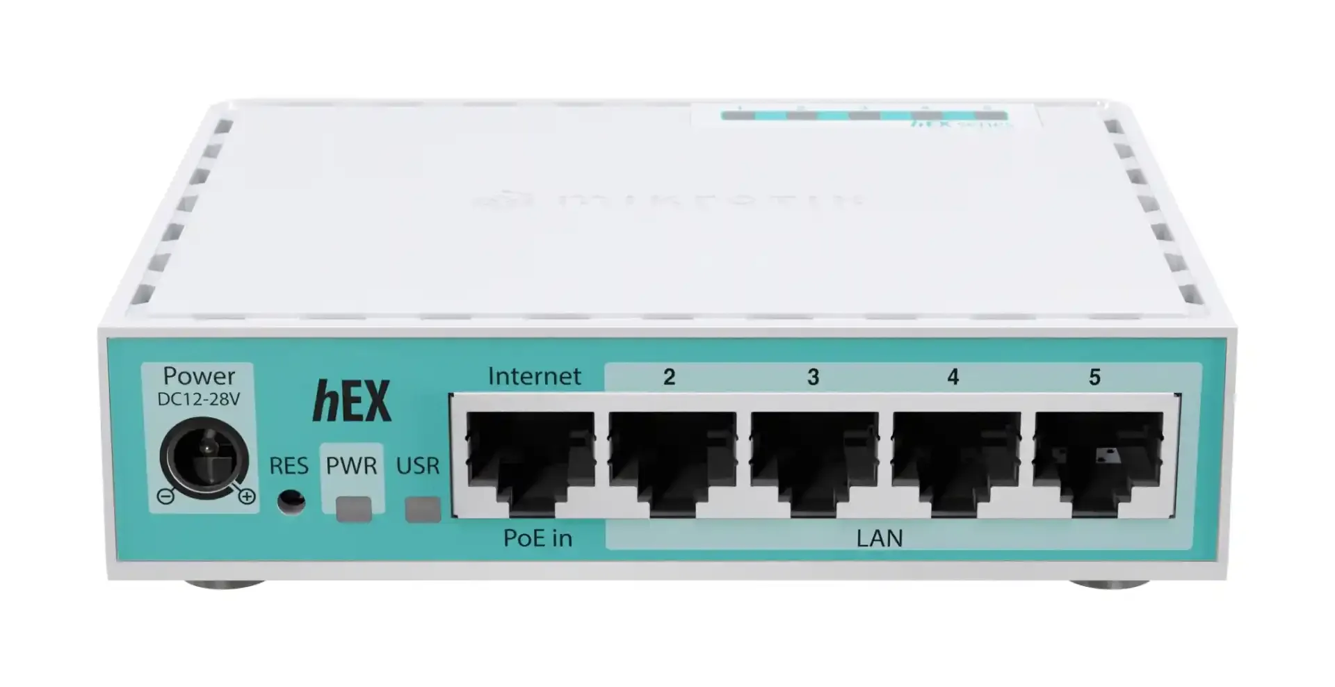 MikroTik E50UG hEX ruter sa 5 x Gigabit LAN / WAN portova 10/100/1000Mb/s + USB (Storage), ARM 64bit Slika 1