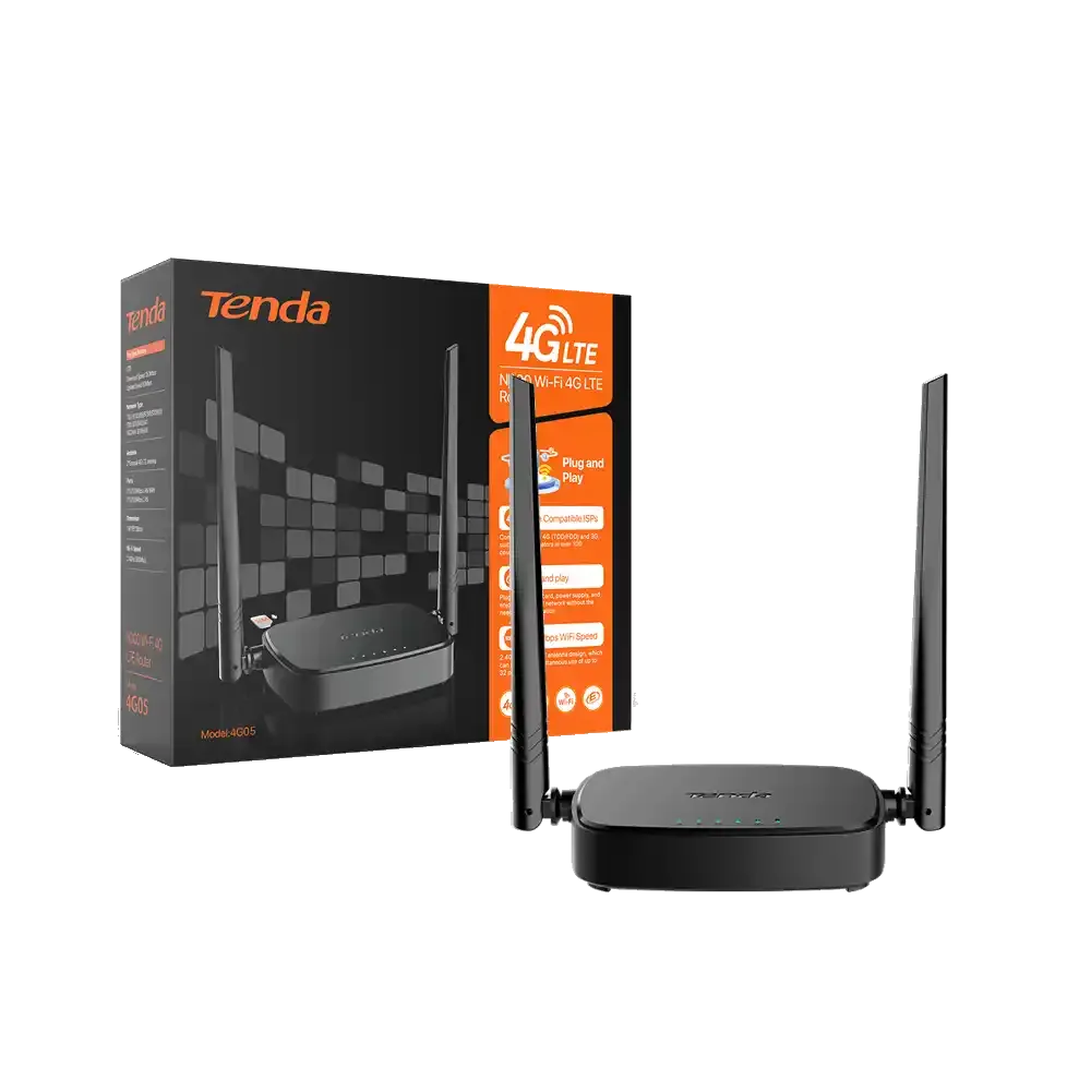 Wireless 4G LTE Router Tenda 4G05 N300/sim slot/1xWan/1x Lan/2 External 4G/3G/2 Internal Wi-Fi Anten Slika 1