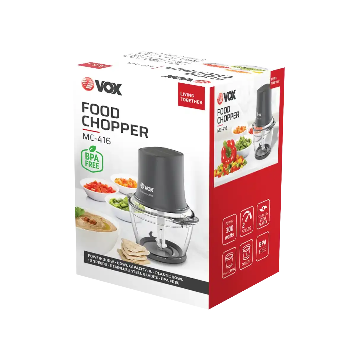 Seckalica Vox MC416/zapremina 1L Slika 2