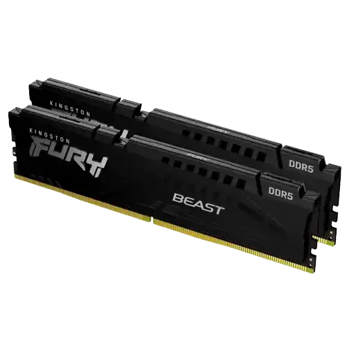 Memorija DDR5 64GB 5200MHz (2x32) Kingston Fury Beast KF552C40BBK2-64 Slika 1