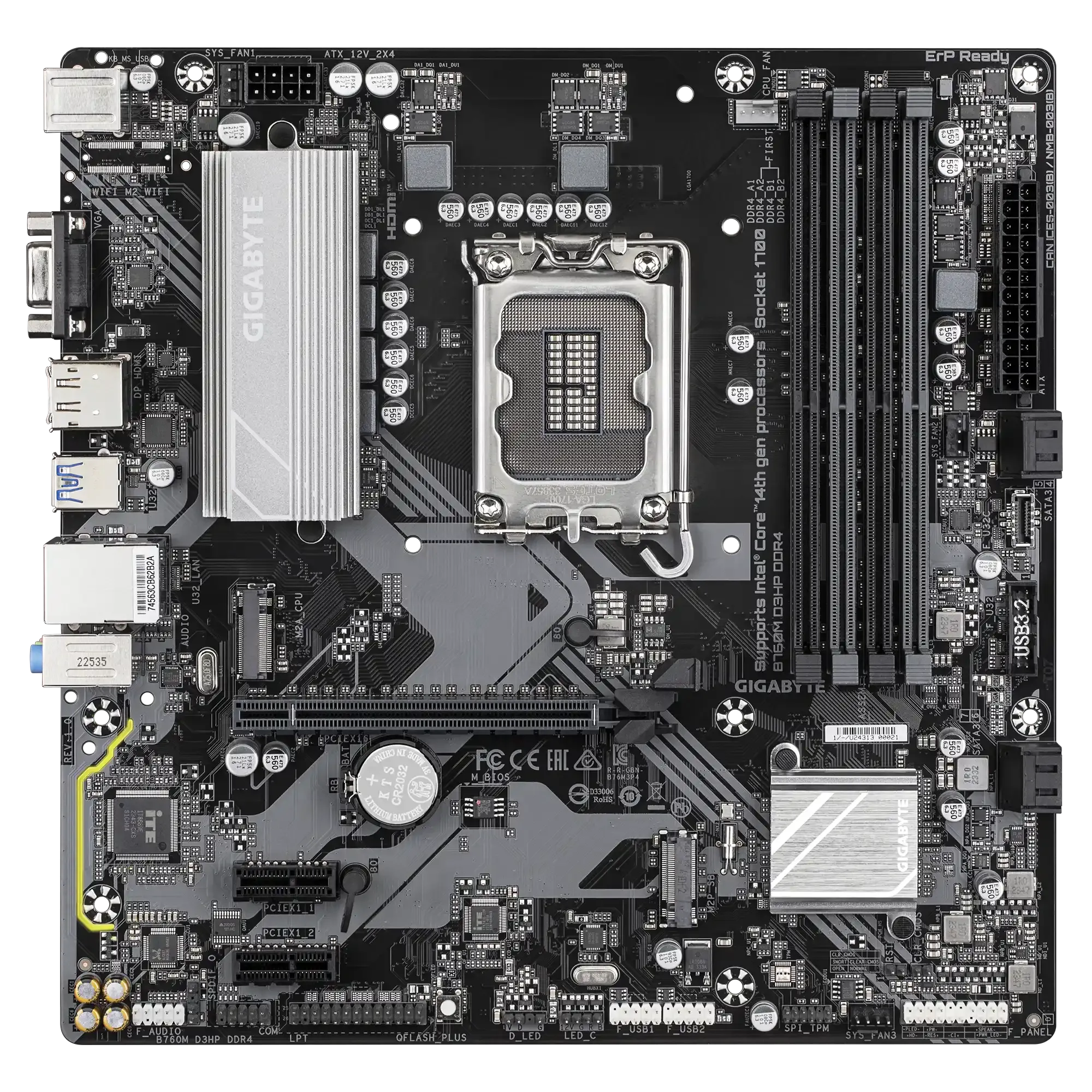 Matična ploča 1700 Gigabyte B760M D3HP DDR4 Slika 4