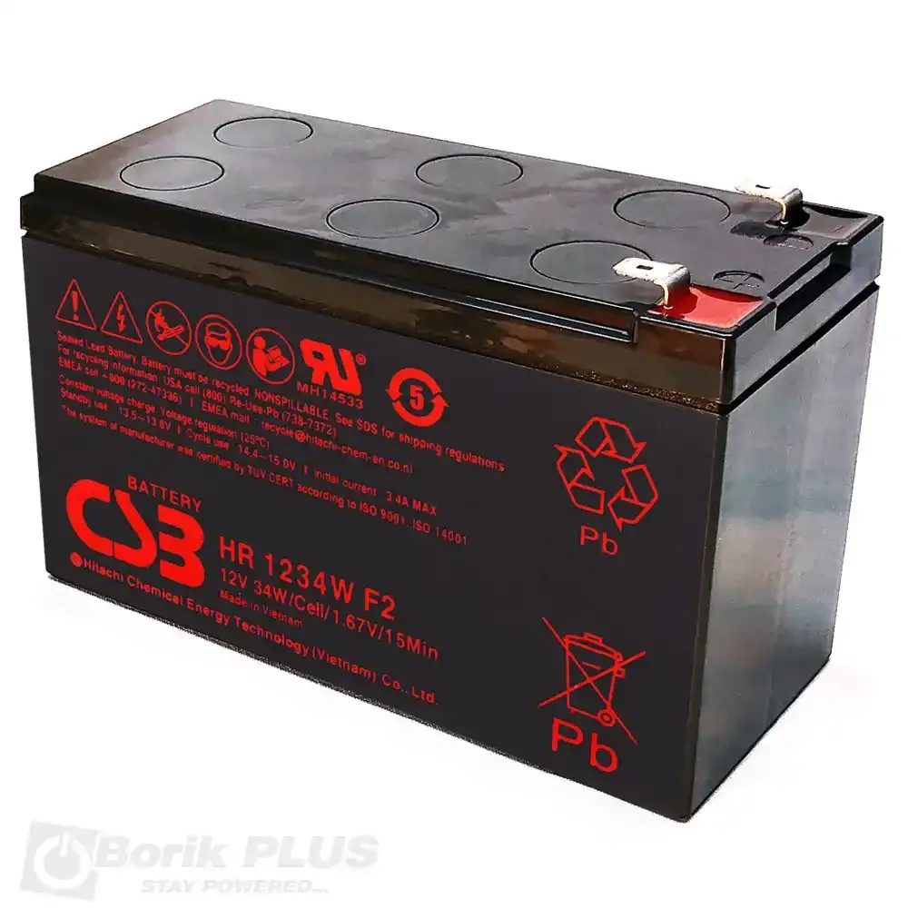 Baterija za UPS 12V 9Ah CSB 1234W Slika 1