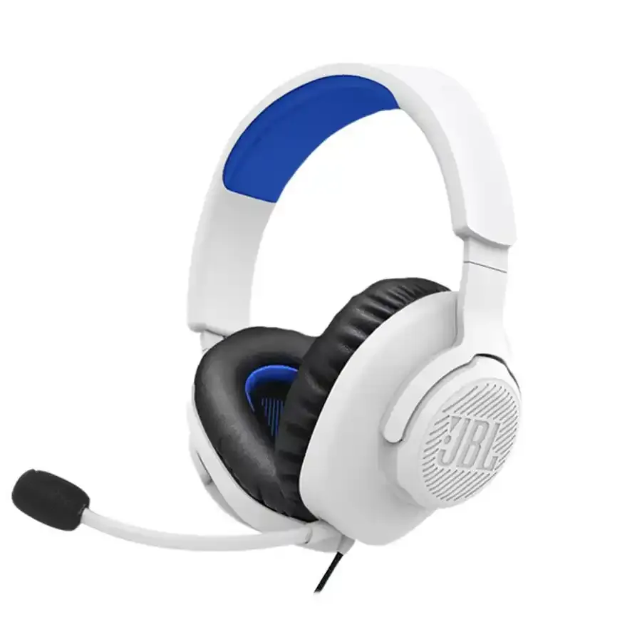 Slušalice sa mikrofonom JBL Quantum 100PS plavo bele Slika 1