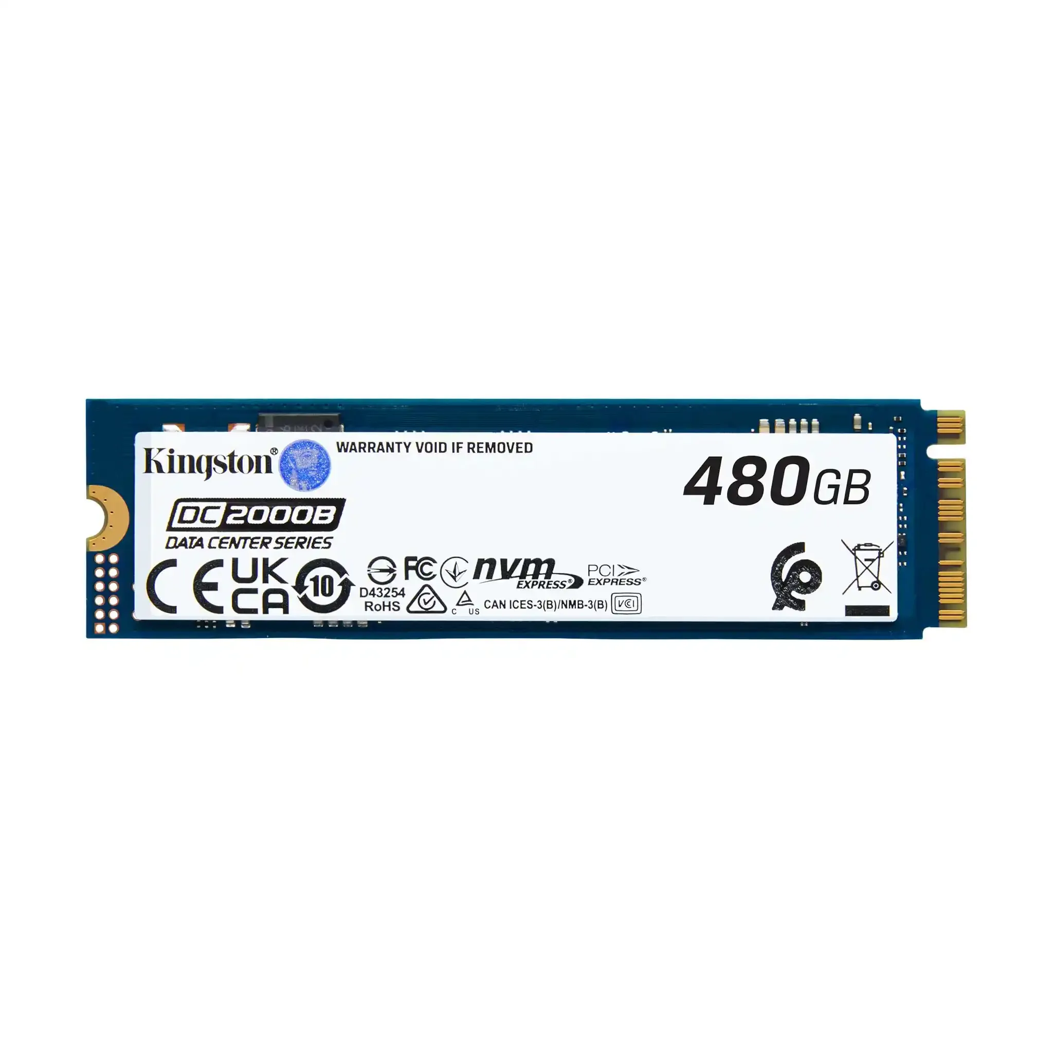 Serverski NVME SSD Kingston DataCentar DC2000B 480GB 2280/7000MBs/800MBs PLP SEDC2000BM8 Slika 1