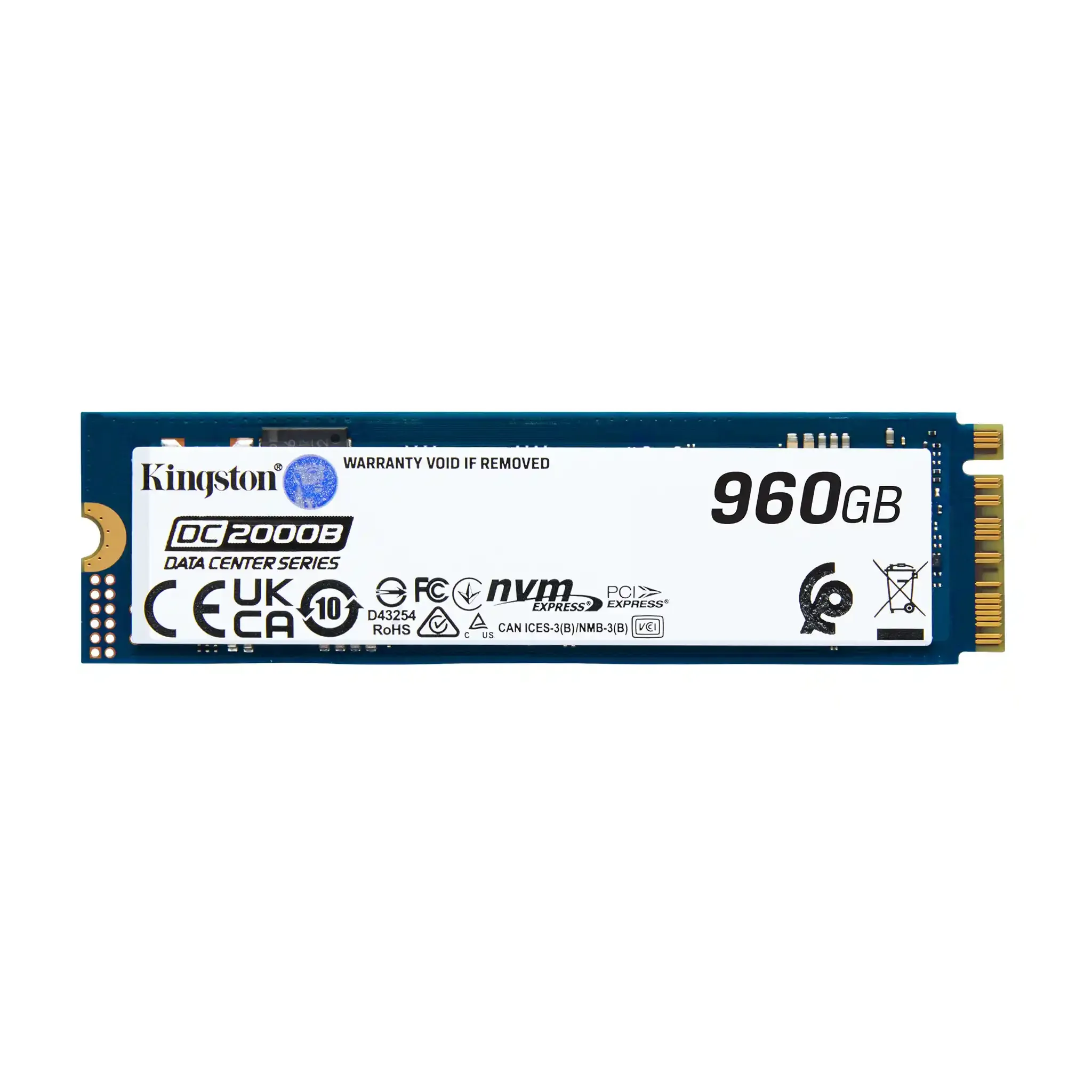 Serverski NVME SSD Kingston DataCentar DC2000B 960GB 2280/7000MBs/1300MBs PLP SEDC2000BM8 Slika 1