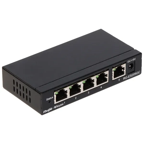10/100/1000 5-port Reyee RG-ES205GC L2 upravljiv Cloud svič Slika 2